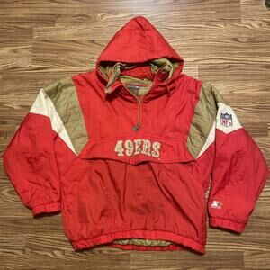 VTG Starter 90’s NFL San Francisco 49’ers Football Starter Pullover Jacket L